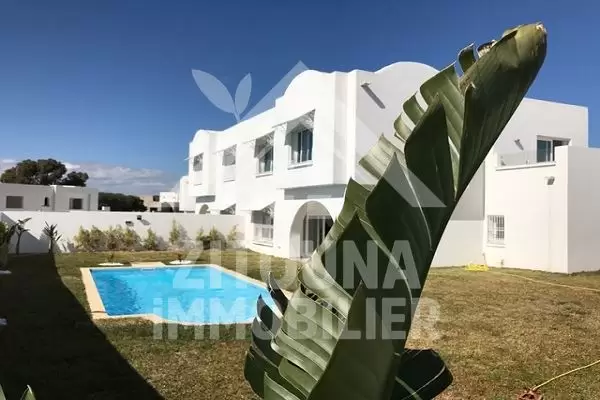 A louer une belle villa à Gammarth Marina