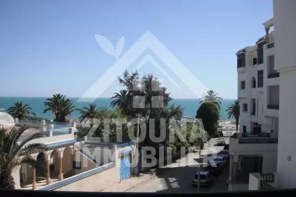 A louer bel appartement à la Marsa vue mer