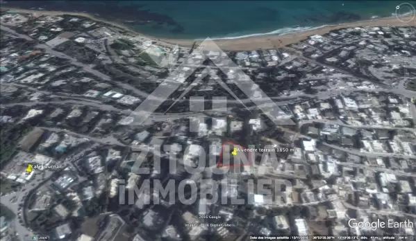 Une bonne opportunité a ne pas raté un terrain a vendre très bien placé à Gammarth Supérieur