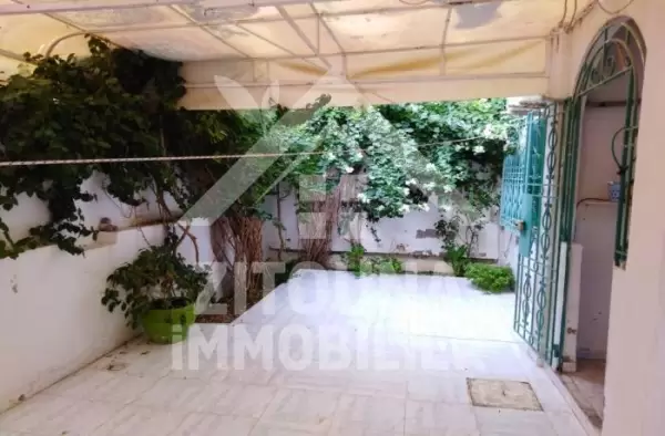 A Louer un rez de chaussée meublé dans une résidence bien gardée à Mourouj