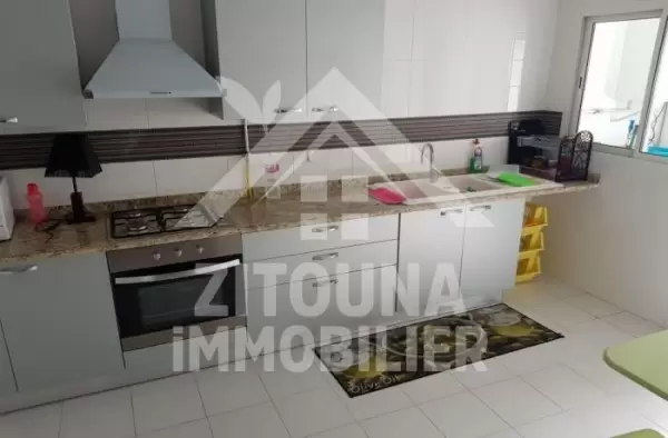 A louer un appartement meublé dans une résidence bien gardée à l'Aouina