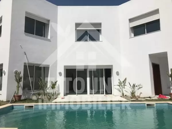 A louer une villa de charme à la Marsa .Construite dans un style moderne et raffiné.