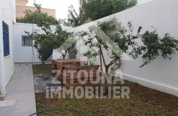 A louer un rez de chaussée à Gammarth