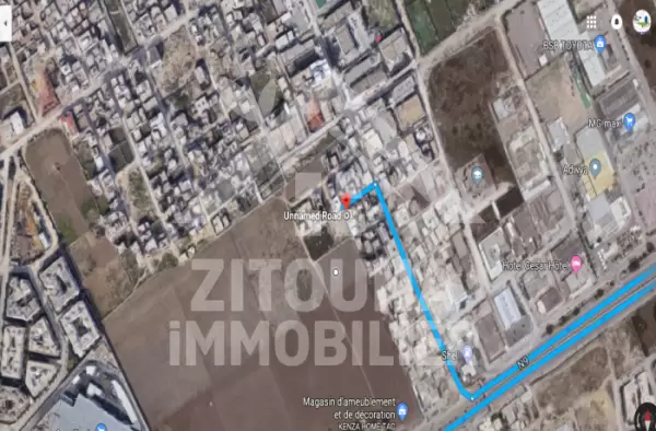 A vendre un terrain à la Marsa