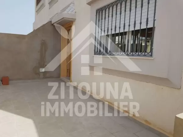 A louer un Rez chaussée à Ain Zaghouan