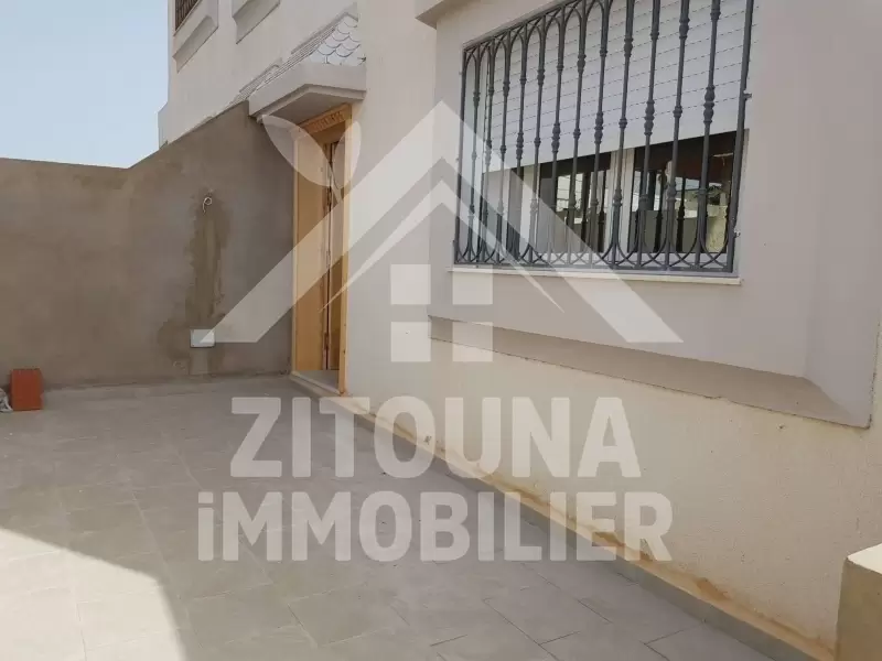 A louer un Rez chaussée à Ain Zaghouan