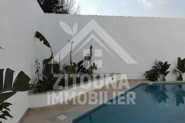 A louer une belle villa à la marsa