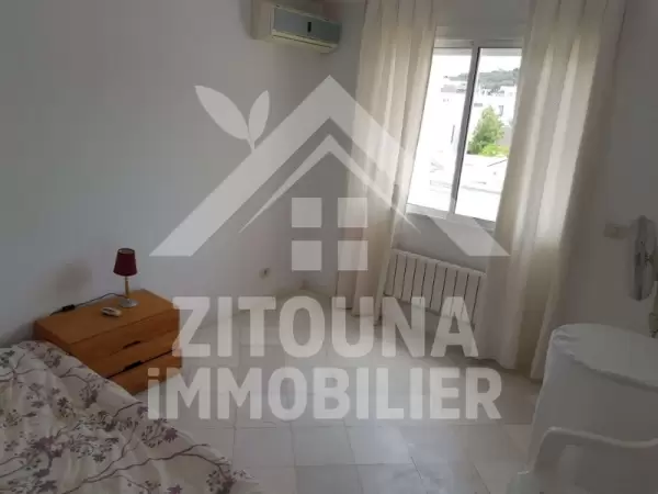 A louer un appartement meublé à Gammarth