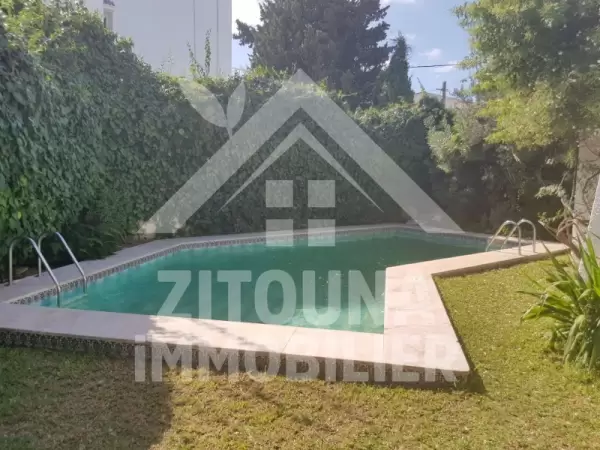 A louer une villa à la Marsa