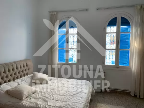 A louer un appartement meublé à Sidi Bou Said