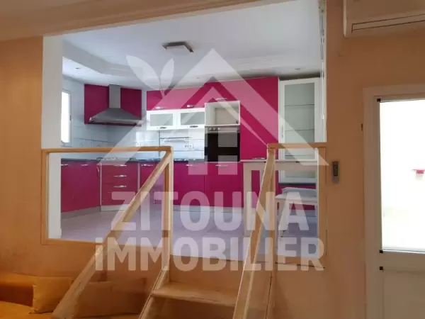 A louer un appartement s2 meublé a la Marsa Ville
