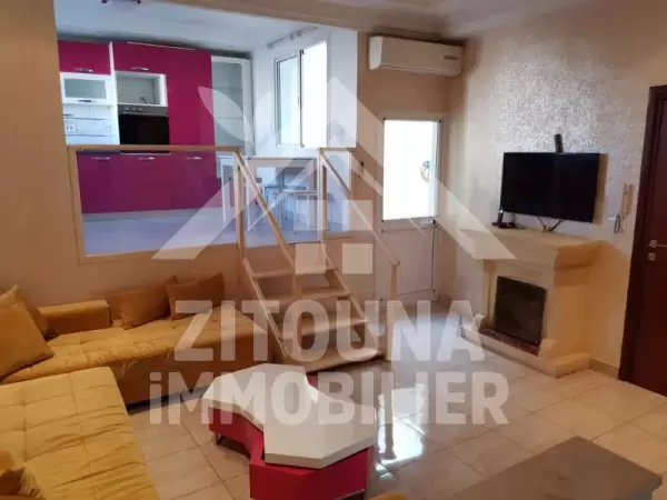 A louer un appartement s2 meublé a la Marsa Ville