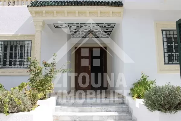Villa à louer à la Marsa