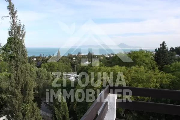 Une villa à louer vue sur mer à carthage