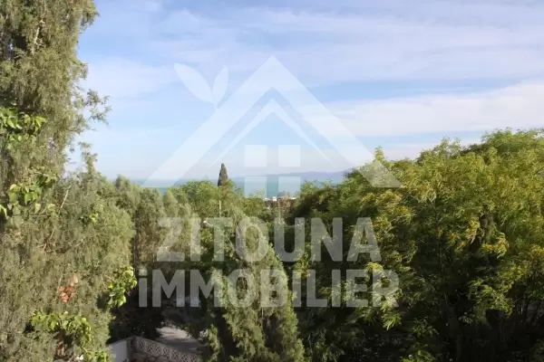 Une villa à louer vue sur mer à carthage