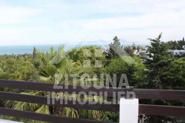 Une villa à louer vue sur mer à carthage