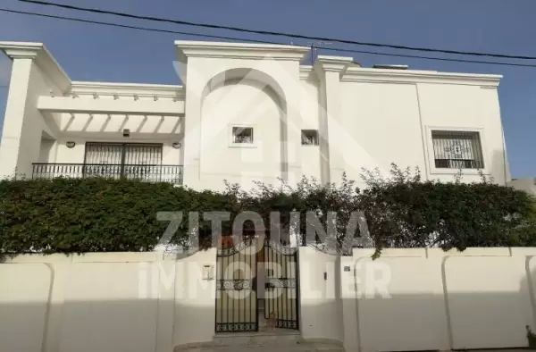 A vendre une villa à la Marsa