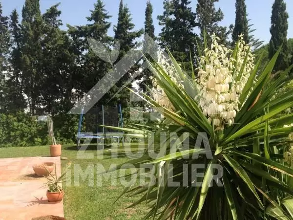 A vendre une villa avec un grand jardin