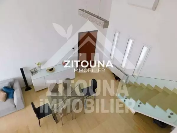 À vendre un magnifique duplex à l'entrée de la Marsa