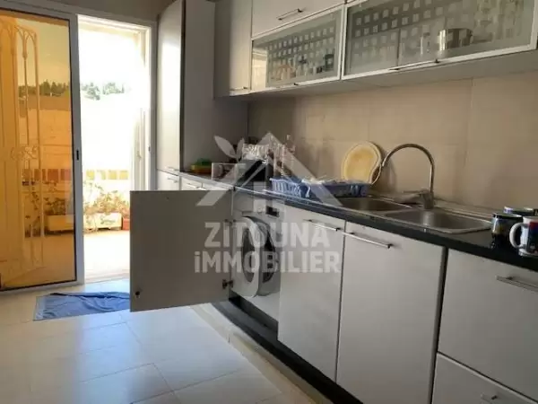 Bel appartement meublé à louer à la marsa Sidi Abd aziz (4100)