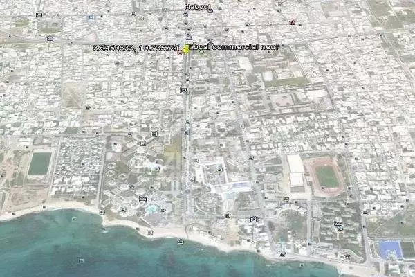 A louer un terrain commercial à la Soukra, Tunisie