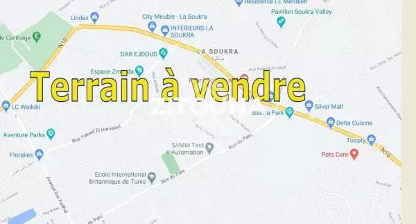A vendre un Terrain à la Soukra (4182)
