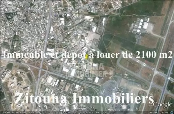 immeuble et dépot à louer