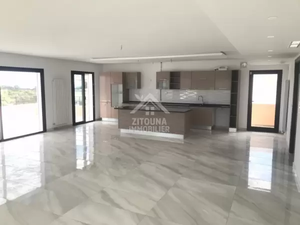 A louer un beau Penthouse à Gammarth supérieur