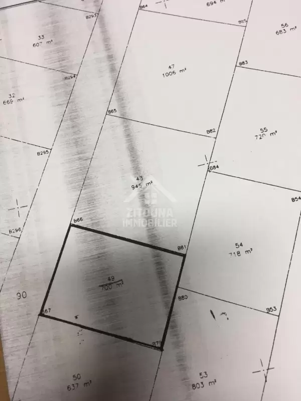 A vendre un terrain à Hammamet