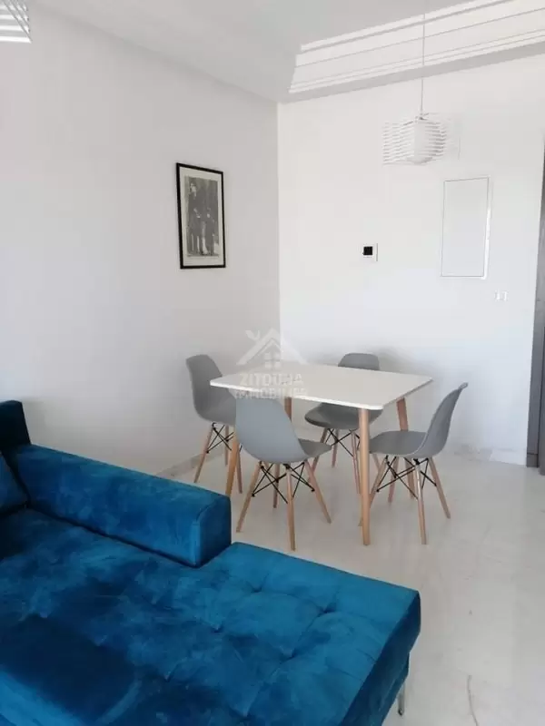 A louer un coquet appartement S+1 meublé à La Soukra