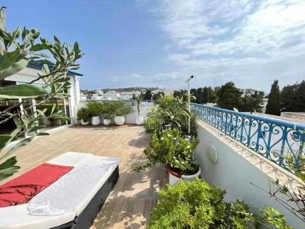 A breathtaking Villa duplex à louer à Sidi Bou Said