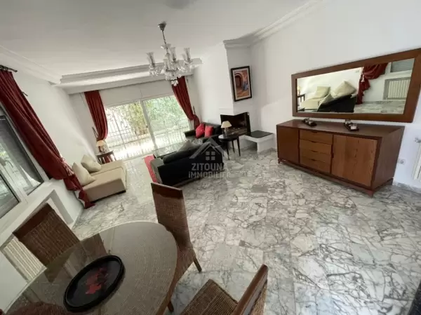 A louer un rez de chaussée de villa meublé à Carthage Dermech