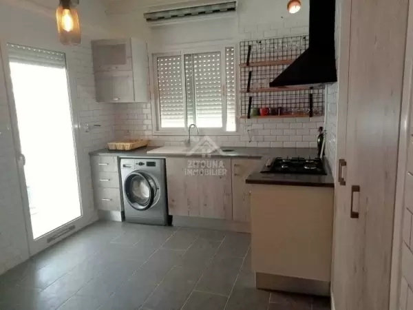 A louer un appartement meublé à Gammarth