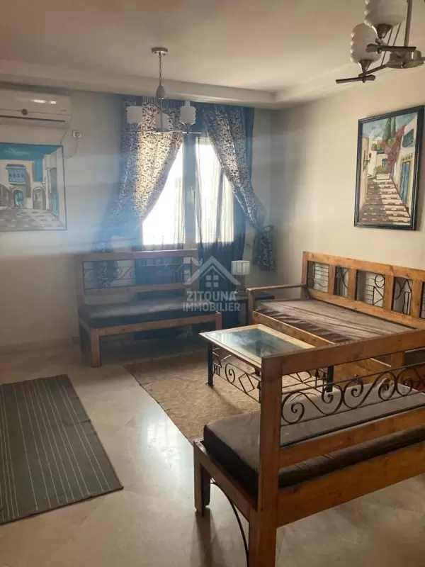 Un appartement S+1 à louer meublé à Ain zaghouan