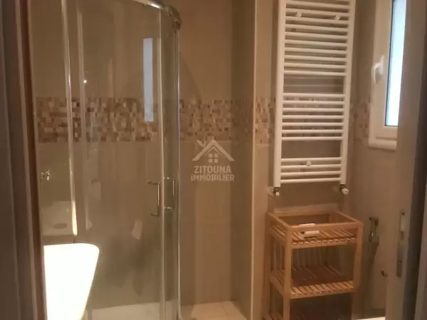 À louer un appartement meublé à La Marsa ville