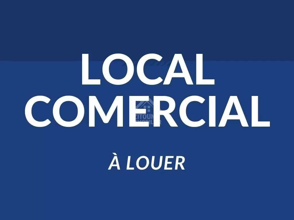 A louer un local commercial à Sidi Bou Said