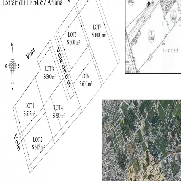 Des lots de terrain à vendre à Chotrana
