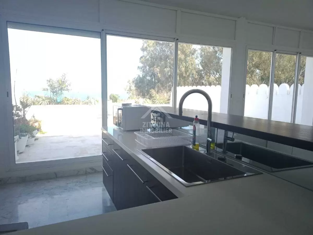 A louer un appartement S+2 avec vue panoramique sur la mer à Sidi Dhrif