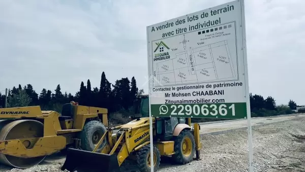Des lots de terrain à vendre à Chotrana