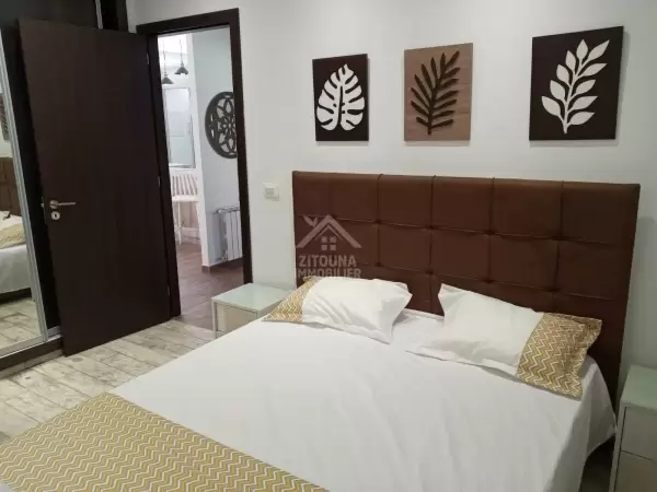 A louer un Bel appartement à sidi daoued avec un jardin