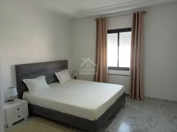 A louer un appartement meublé à la Marsa Saada
