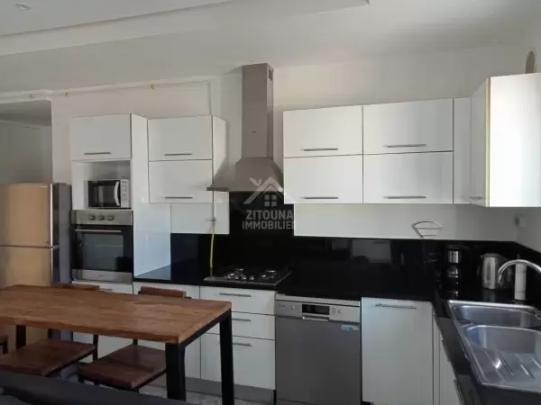 A louer un appartement meublé à la Marsa Saada