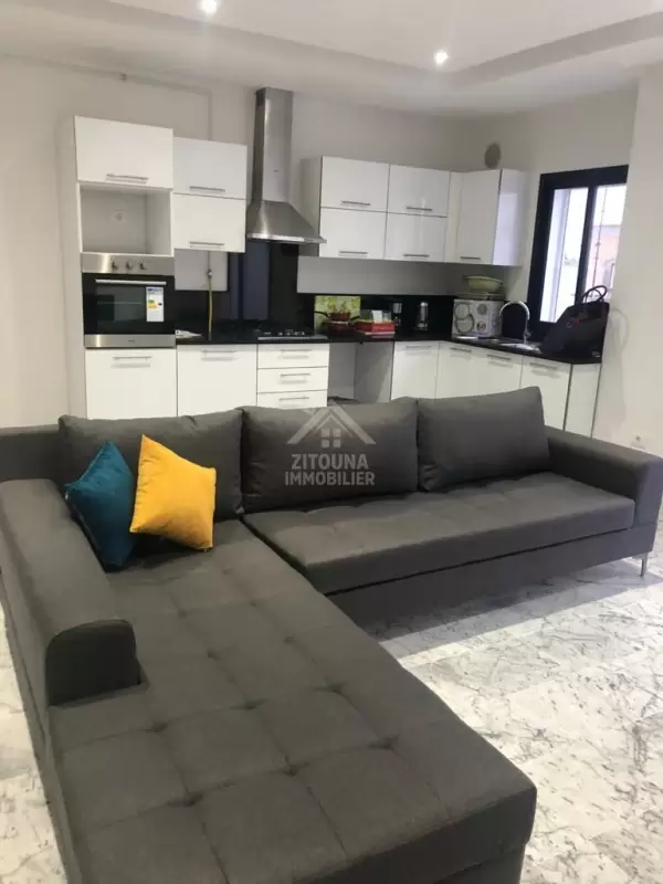 A louer un appartement meublé à la Marsa Saada