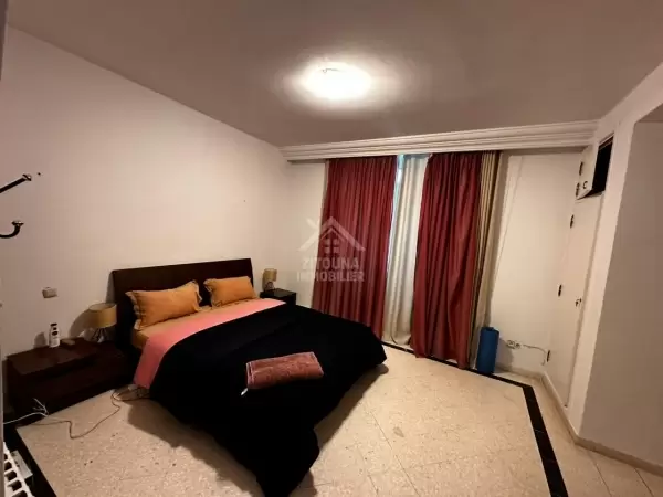 A Louer un appartement s+3 avec vue mer à la Marsa plage
