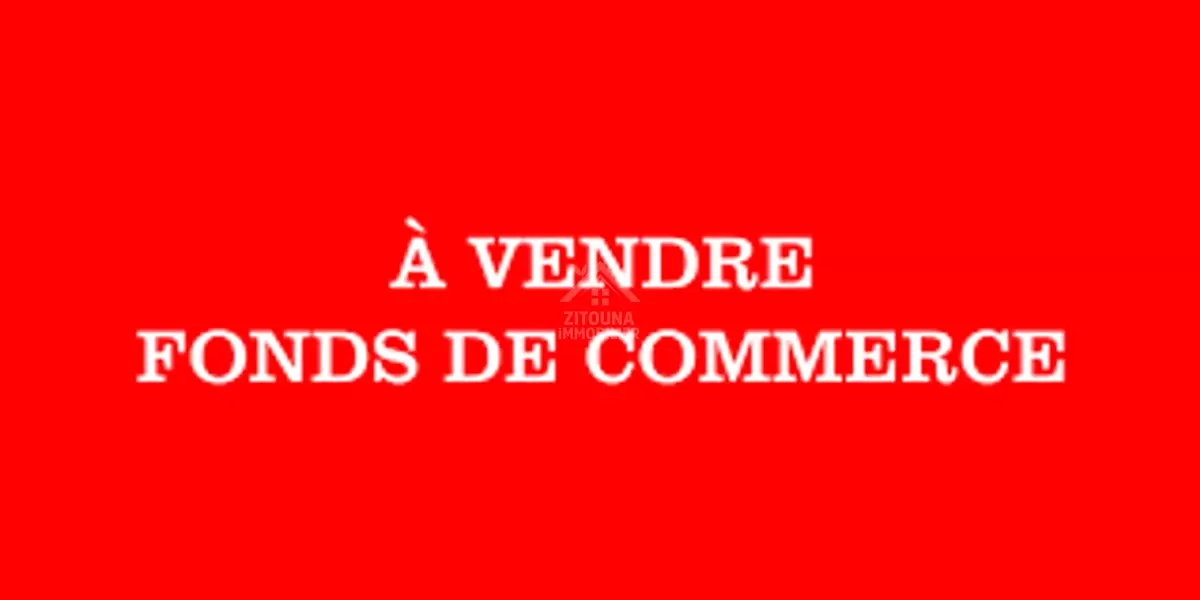 A Vendre Fond de commerce à EL Manar 1