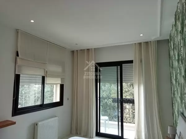 A Louer un appartement s+2 luxueusement meublé à la Marsa