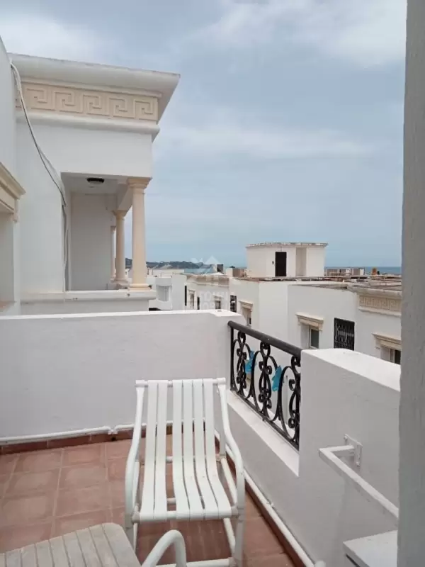 A louer un appartement s+2 avec vue mer à la Marsa plage