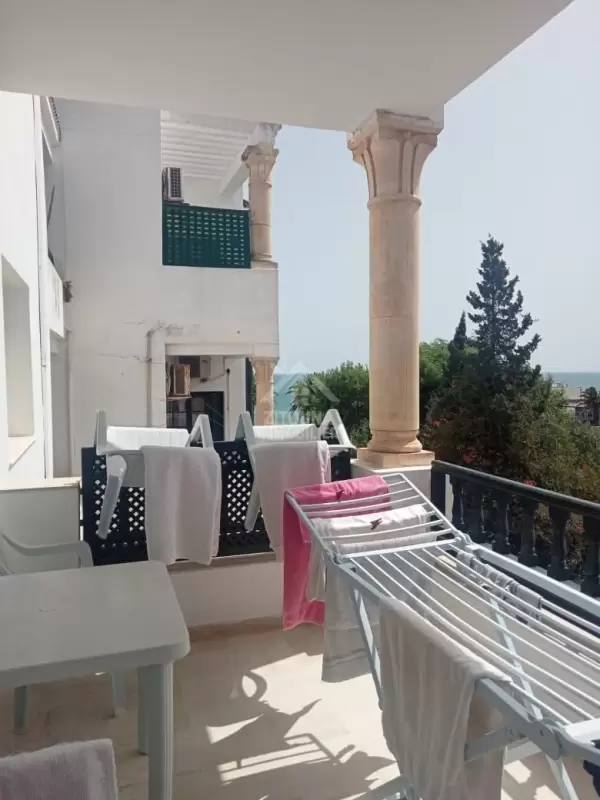 A louer un bel appartement avec vue Mer à la Marsa Plage