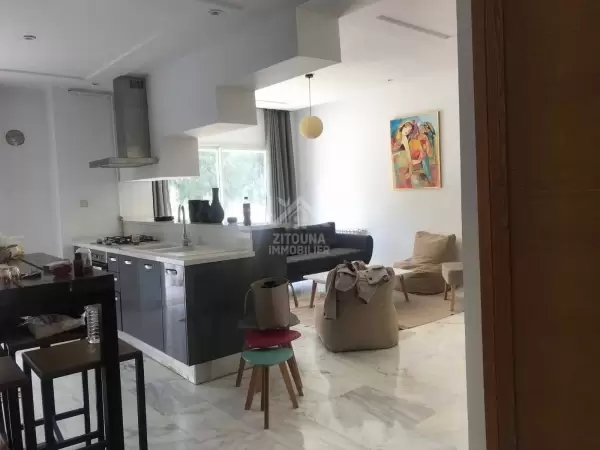 A louer un appartement non meublé aux Jardins de Carthage