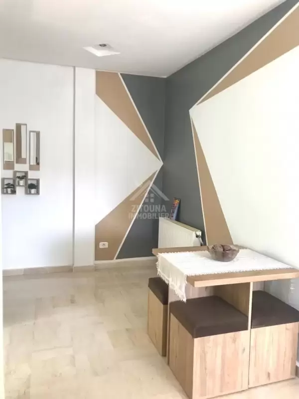 A Louer un appartement meublé à la Marsa